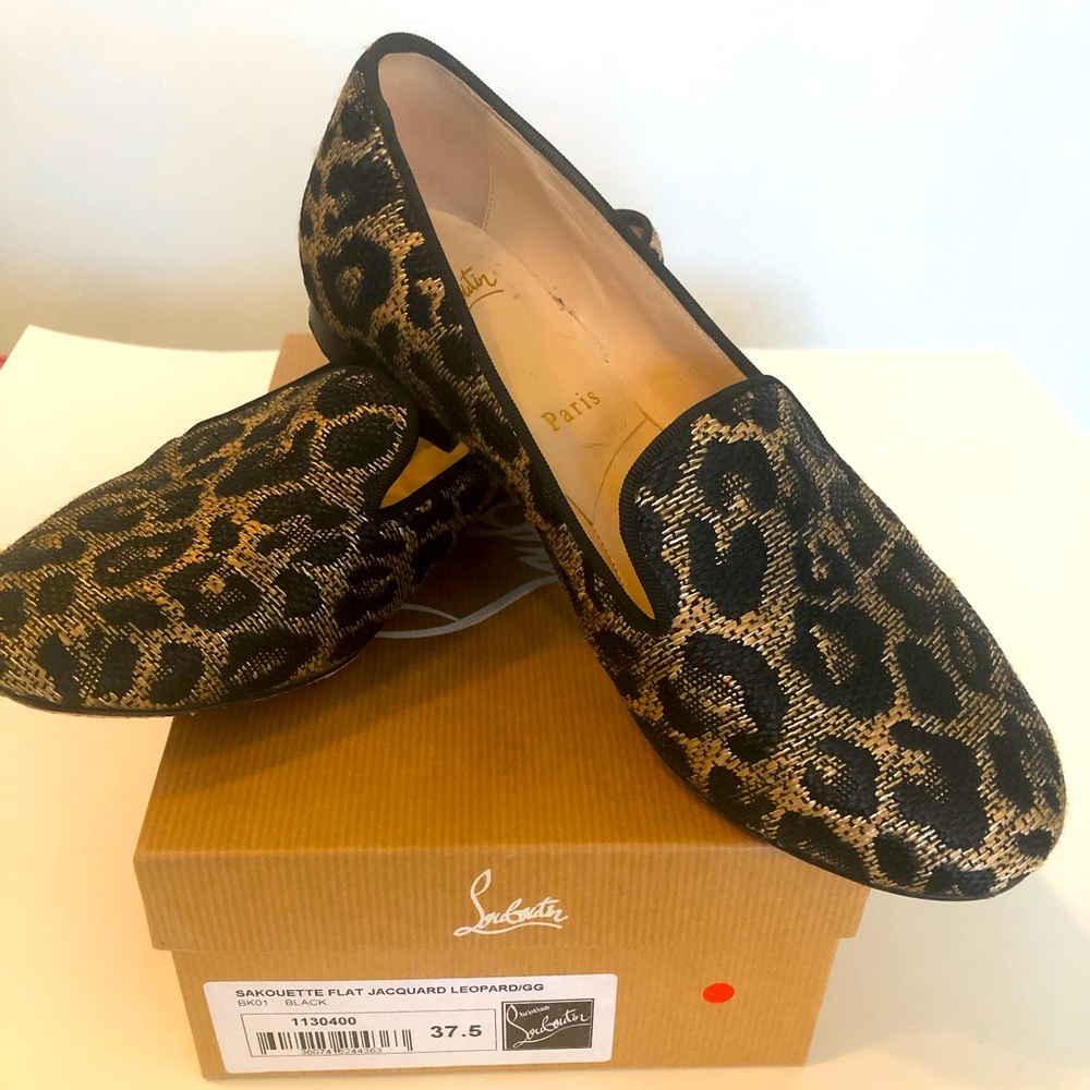 Christian Louboutin Leopard Flats